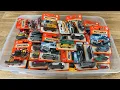 Opening boxes with Matchbox cars