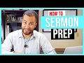How to Write a Sermon - Sermon Prep Outline Guide