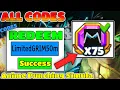 ALL CODES in Anime Punching Simulator