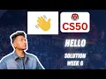 CS50 PSet 6 - Hello Walkthrough Step by Step for Beginners