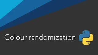 Colour randomization for application with tkinter package python Uishaper