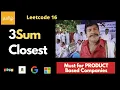 Meendum Meenduma 3sum closest leetcode leetcode tamil coding interview tamil