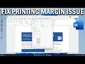 How To Fix Your Margins Are Pretty Small - Printing Issue