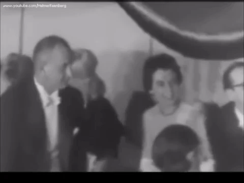 January 20, 1961 - President John F. Kennedy and Jacqueline at the Inaugural Ball at the D.C. Armory