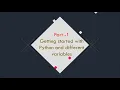 Part-1 Getting started with Python and different variables Python Starter Pack Bangla
