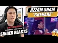 Azzam Sham - “Grenade” Big Stage 2020 | SINGER REACTION