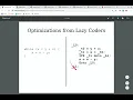 Lecture 20 Local Optimizations COP-3402 Fall 2019
