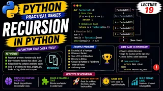 Recursion in Python Complete Guide for Beginners Lecture 19