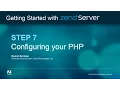 Step 7 Configuring your PHP