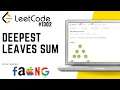 1302 Deepest Leaves Sum Leetcode Medium