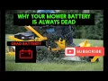 How to check your mowers charging system Dead Battery Blades not engaging Check this first