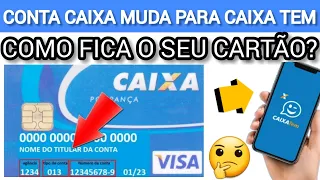 CONTA POUPANÇA 013 MUDA PARA 1288 - COMO FICA O CARTÃO ANTIGO?