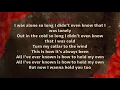 Hadestown Original Broadway Cast - All I've Ever Known - Lyrics