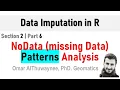 NoData missing data Patterns Analysis Data Imputation in R part 2 6