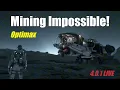 Prospector Mining an Impossible Rock with the Optimax Gadget - Star Citizen Gameplay