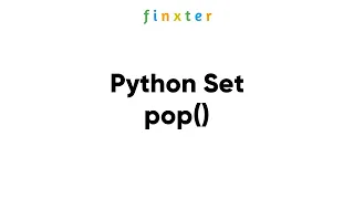 Python Set pop - Examples Explanation Runtime