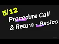 Stack Memory Part5 - Procedure call and Return Operating Systems Memory Management in Linux