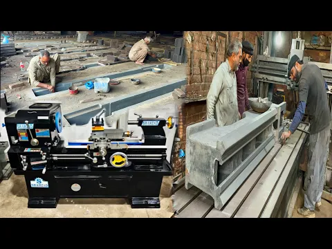 Download MP3 Amazing Process of Manufacturing LATHe MACHINE || How Lathe Machine Are Made in Factory…