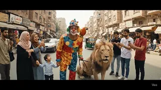 اسد في شوارع مصر دندنها