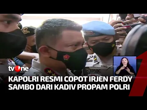 Jabatan Ferdy Sambo Resmi Dicopot