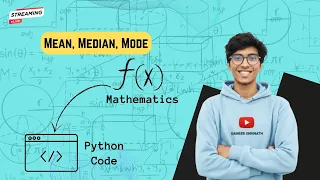 Python Statistics Tutorial Mean Median Mode Step by Step