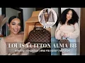 LOUIS VUITTON ALMA BB UNBOXING REVIEW Size Comparison What Fits Inside Mod Shots