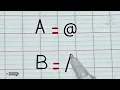 Learn a Secret Code Alphabet in 1 Minute