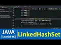 Java Tutorial - Java LinkedHashSet Class with Examples Set Data Structure