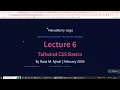 Lecture 6 Tailwind CSS Basic Project-Part-1