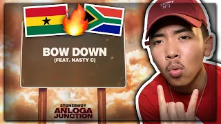 stonebwoy bow down ft nasty c audio american reaction ghana u0026 south african music us reacts