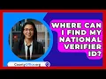 Download Lagu Where Can I Find My National Verifier ID? - CountyOffice.org