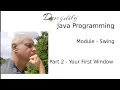 Part 2 - Java Programing Swing How To Tutorial JFrame JLabel
