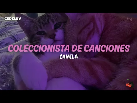 Video Thumbnail: Camila - Coleccionista de Canciones (Letra)
