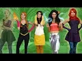 DISNEY PRINCESSES GET SUPERPOWERS Elsa Gets Saved by Anna Ariel Rapunzel Moana and Belle