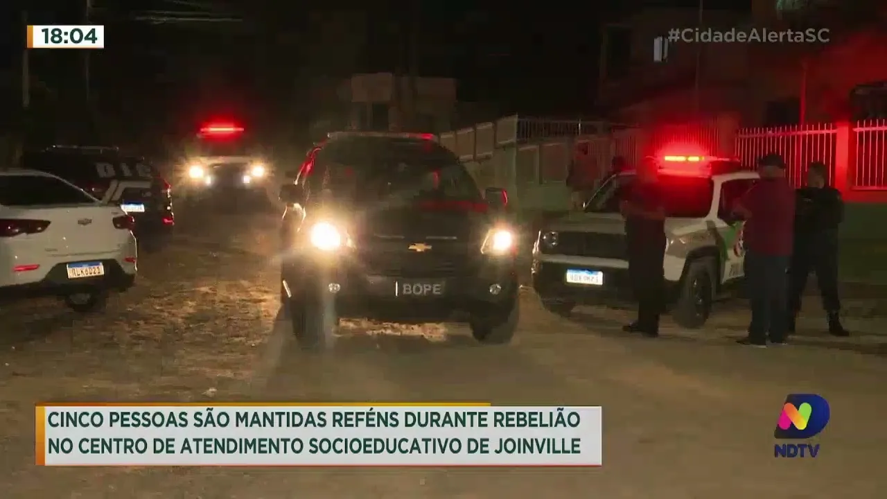 Cinco pessoas foram mantidas reféns em Centro de Atendimento Socioeducativo