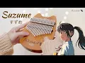 Lagu Suzume すずめ - Suzume no Tojimari Ost - RADWIMPS (ft. Toaka) Kalimba Cover with Number Tabs