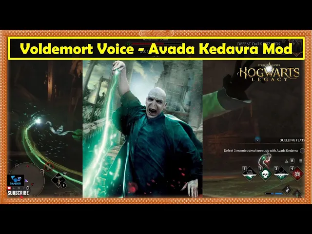 Hogwarts Legacy Voldemort Avada Kedavra Mod