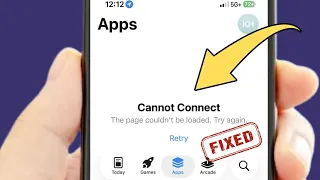App Store Cannot Connect The Page Couldn t Be Loaded Try Again iPhone or iPad iOS 26