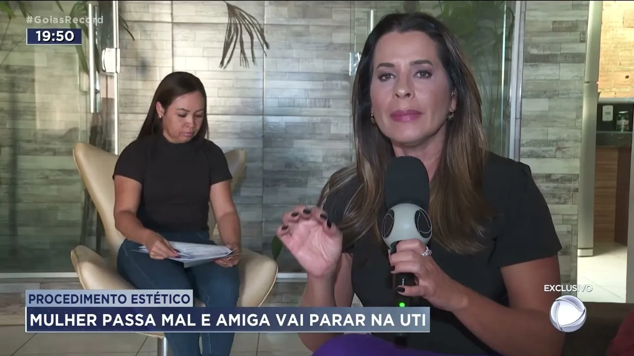 PROCEDIMENTO ESTÉTICO: MULHER PASSA MAL E AMIGA VAI PARAR NA UTI