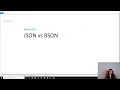 MongoDB - JSON vs BSON