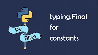 Protect your constants with typing Final