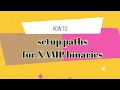 Setting paths to XAMPP binaries
