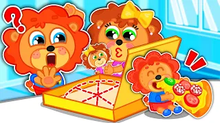 من أكل البيتزا رسوم متحركة اطفال شبل الأسد 