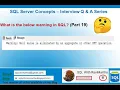 Warning in SQL Null value is eliminated by an aggregate or other SET operation