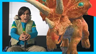 🦖 Triceratops vs Ankylosaurus BATTLE! 💥 | Dinosaurs for Kids @DinoKids
