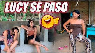 A Lucy se le olvido que estaba grabando🤣
