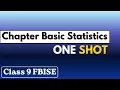 Class 9 Math Chapter Basic Statistics One-Shot Federal Board Class 9 Math Important Questions