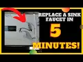 Installing A Delta Foundations Bathroom Sink Faucet From LOWES