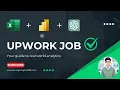 Get HIRED on Upwork with EXCEL and POWER BI Skills ChatGPT