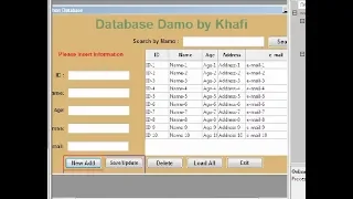 Database Design with wxformbuilder